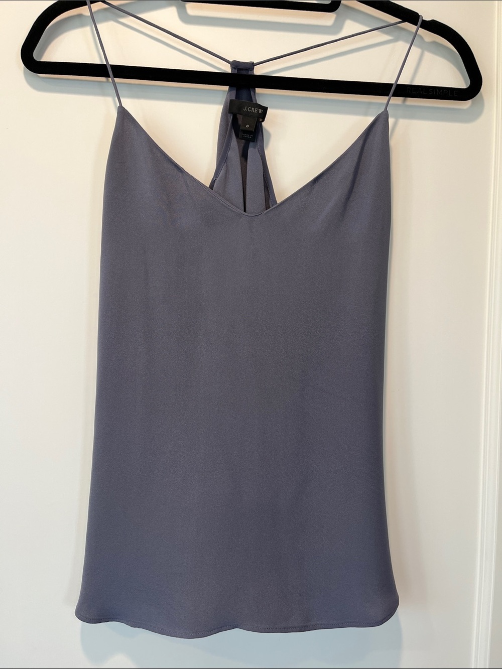 J. Crew Carrie Dusk Racerback Silk Camisole